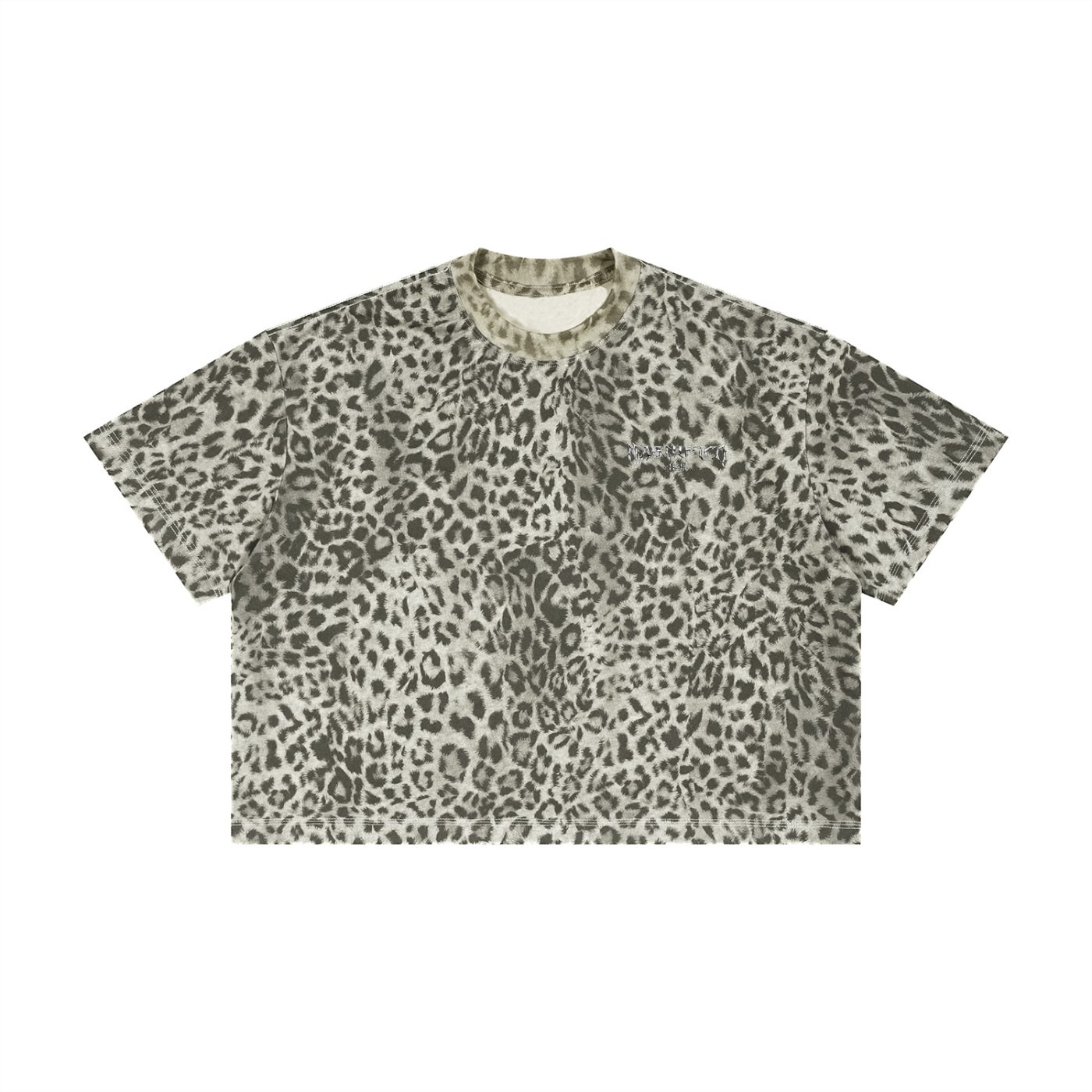 Unisex Leopard Print Boxy T-Shirt
