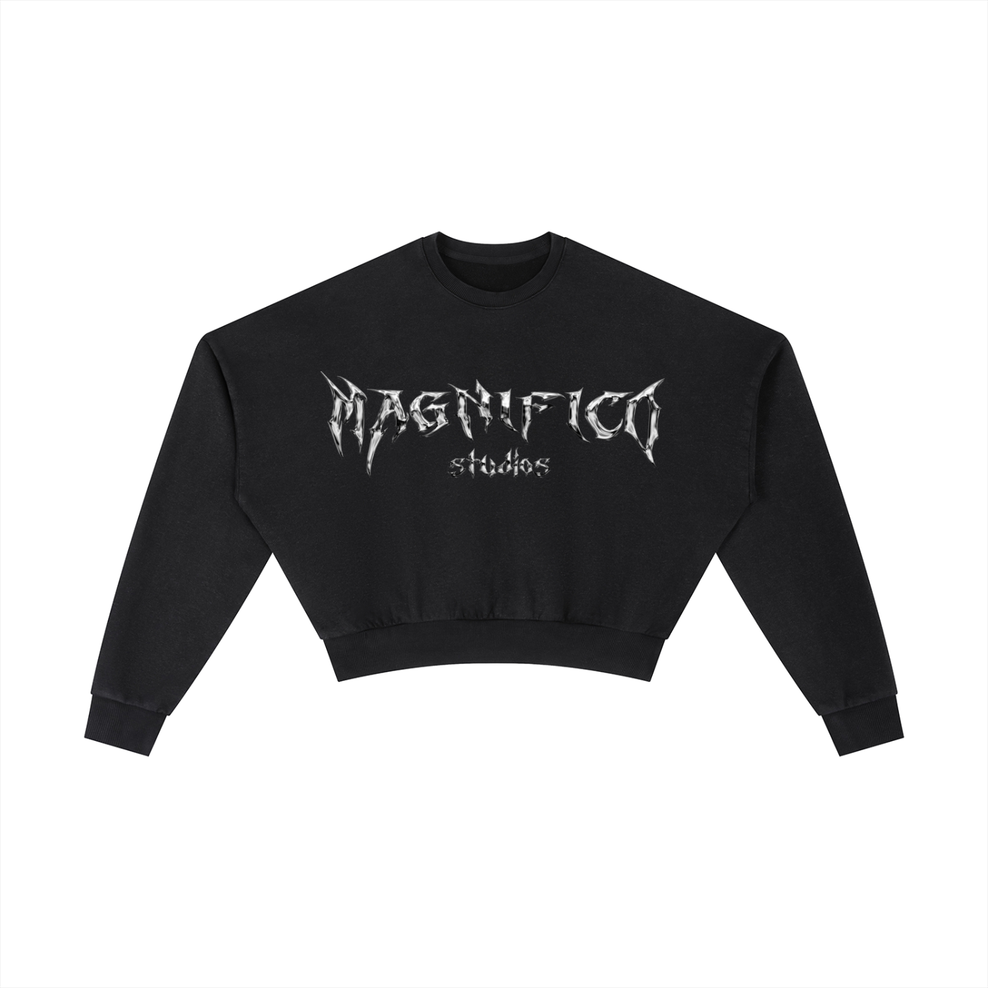 Vintage Washed Cropped Sweatshirt