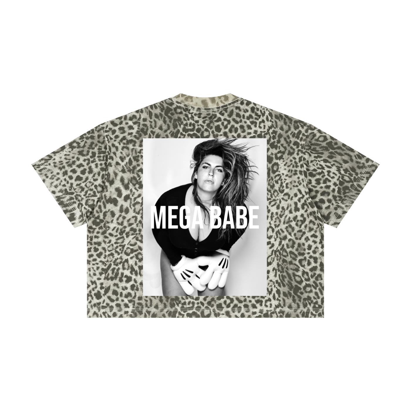 Unisex Leopard Print Boxy T-Shirt