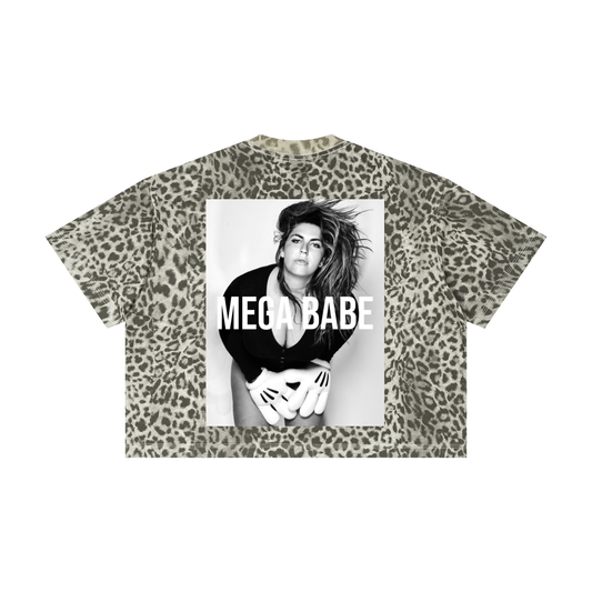 Unisex Leopard Print Boxy T-Shirt