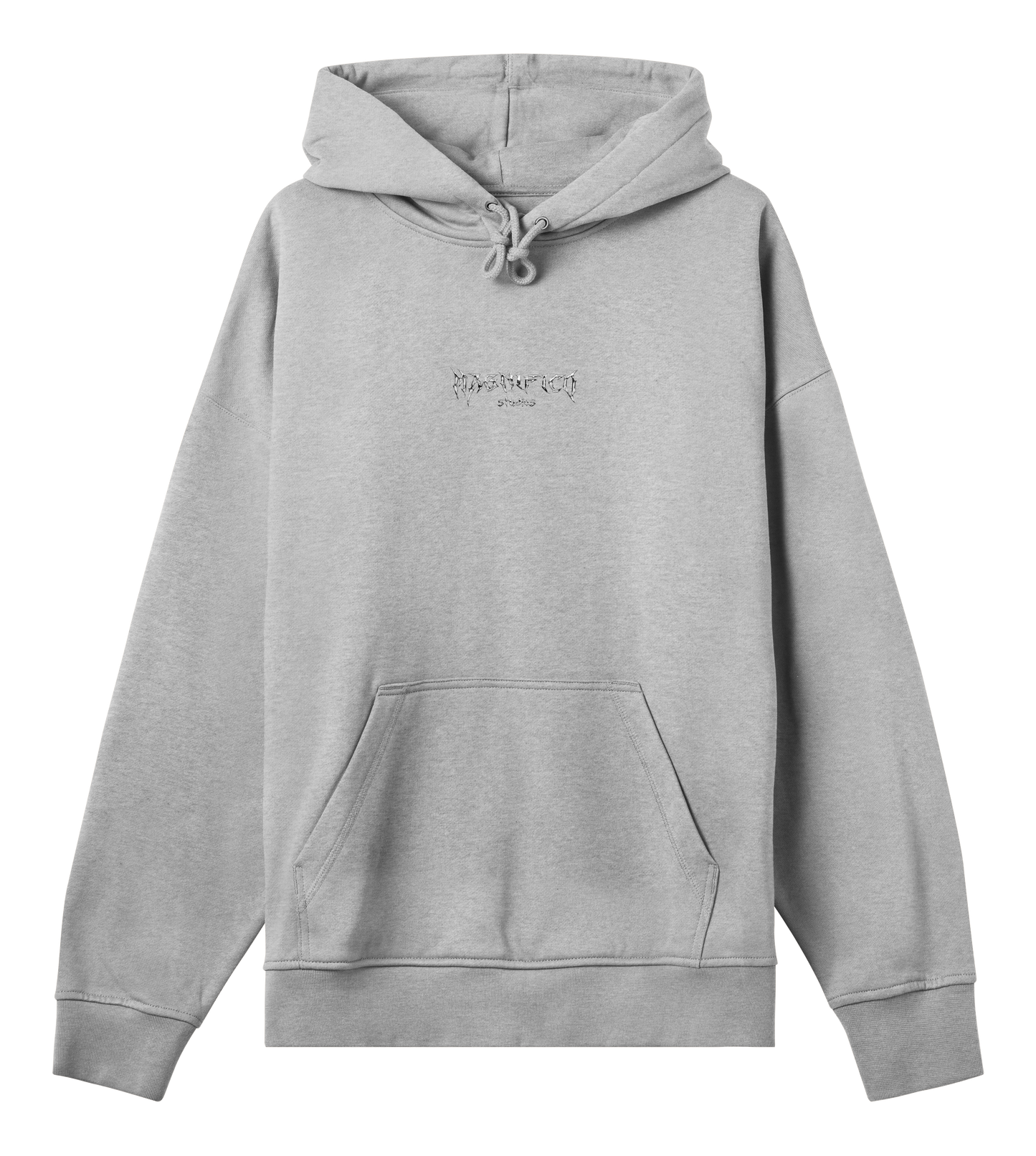 MAGNIFICO STUDIOS HOODIE - GREY & OFF BLACK