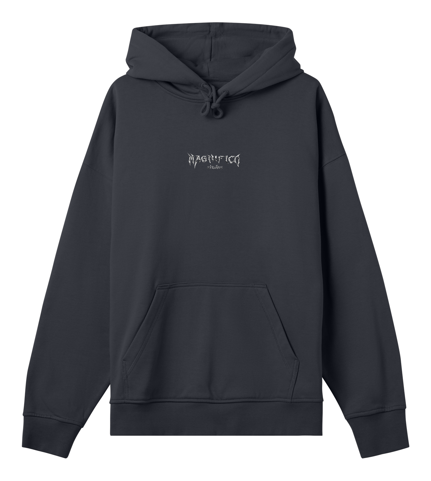 MAGNIFICO STUDIOS HOODIE - GREY & OFF BLACK